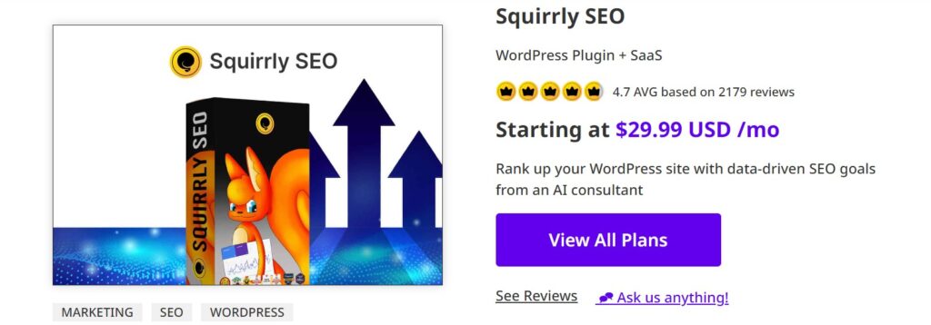 Overlooked SEO Toolkit - Squirrly features